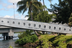 Entrance ramp to the submarine.