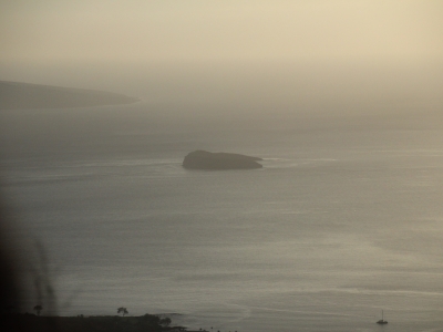 Molokin crater seen from the road to Hana.