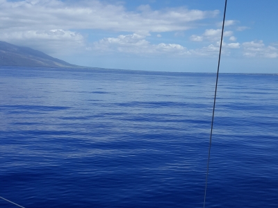 On the way back from Molokini.